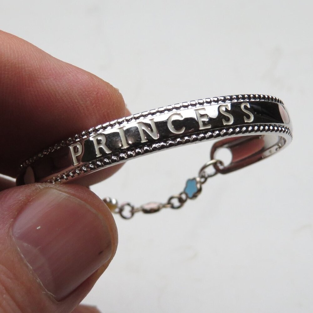 *925 Sterling Silver Baby Bangle Bracelet Princes